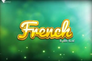 Learn French Bubble Bath Game Plakat