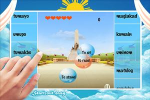 Learn Tagalog Bubble Bath Game ภาพหน้าจอ 3