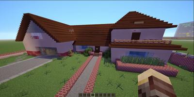 Poster Map Rick and Morty House for MCPE