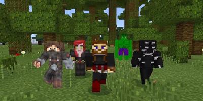 Super Heroes : Infinity Battle Addon for MCPE Affiche