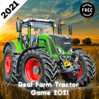 Real Farm Tractor Game 2023 3D ícone
