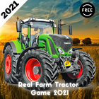 Real 3D Farm Tractor Game 2023 icon