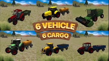 Real 3D Farm Tractor Game 2023 পোস্টার