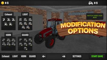 Real 3D Farm Tractor Game 2023 स्क्रीनशॉट 1