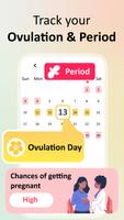 Ovulation Tracker & Calculator captura de pantalla 1
