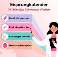 Eisprung und Fruchtbare Tage Plakat
