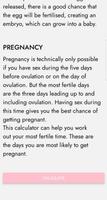 Ovulation Calc स्क्रीनशॉट 2