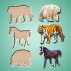 Puzzle Game Animals for Kids icône
