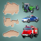 Puzzle Game Cars for Toddlers icône