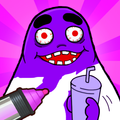 ”Grimace Shake Coloring Book