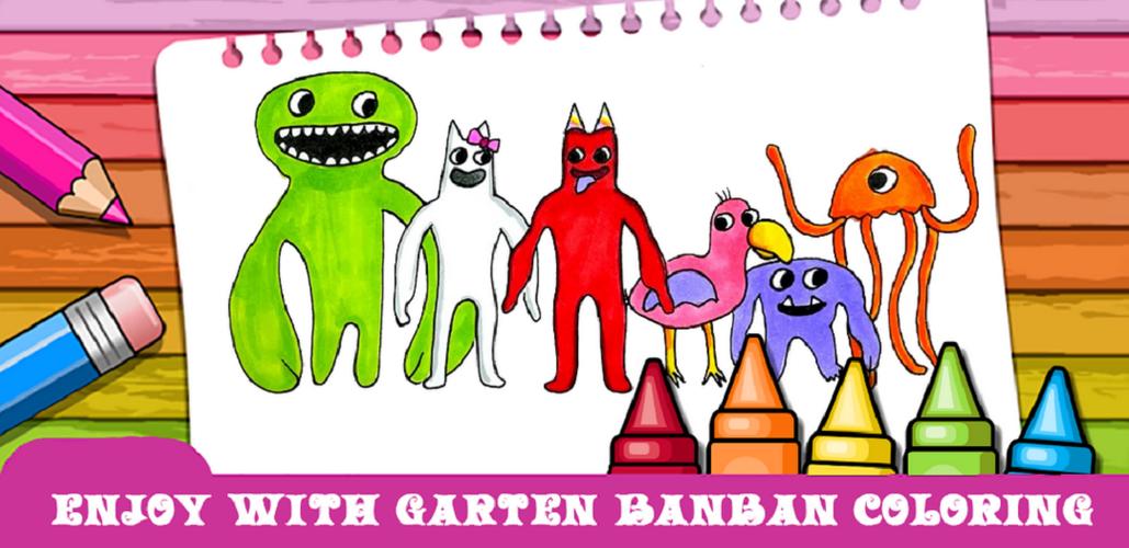 Garten of Banban Coloring Game APK do pobrania na Androida