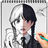 ”Wednesday Coloring Book - Game