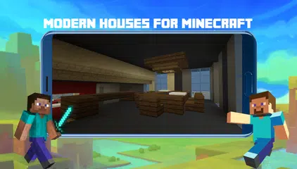 Modern houses for Minecraft APK download
