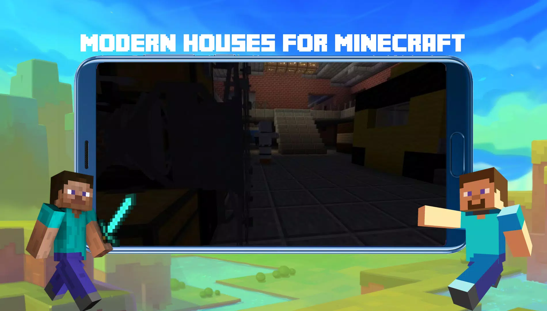 Baixe Casas modernas Minecraft PE Mod no PC