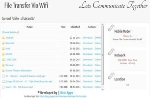 transferencia de archivo WiFi captura de pantalla 3