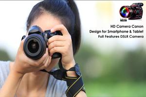HD Camera for Canon ; DSLR Camera 2020 الملصق