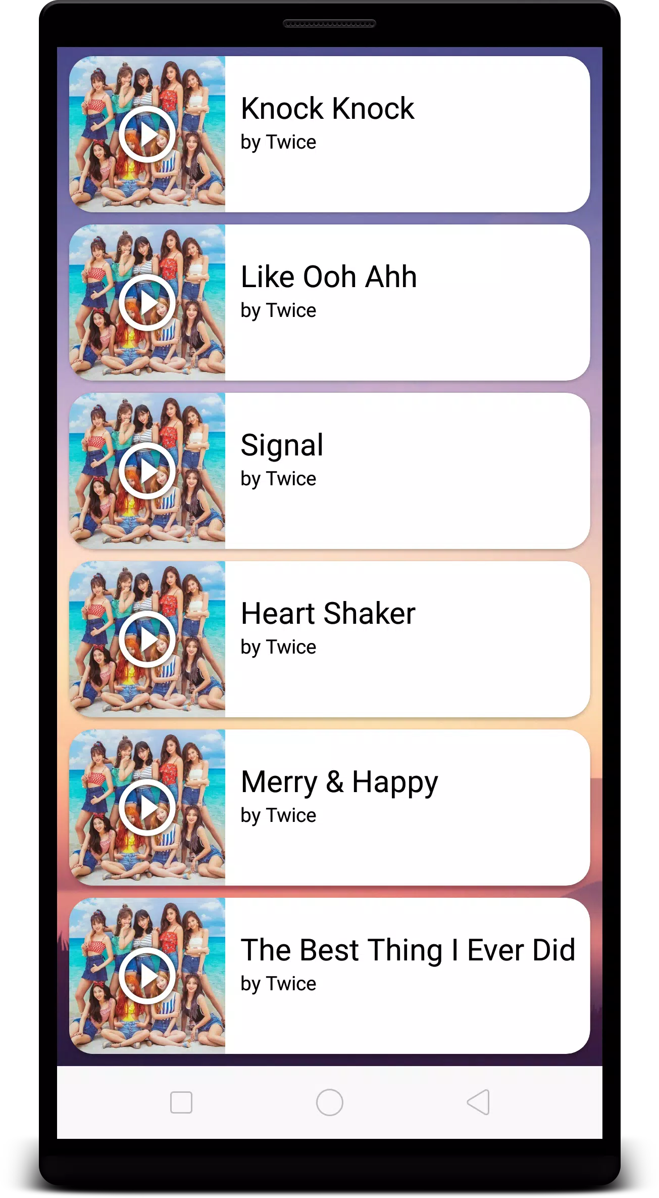 Twice Music Lyrics Kpop Offline Apk For Android Download