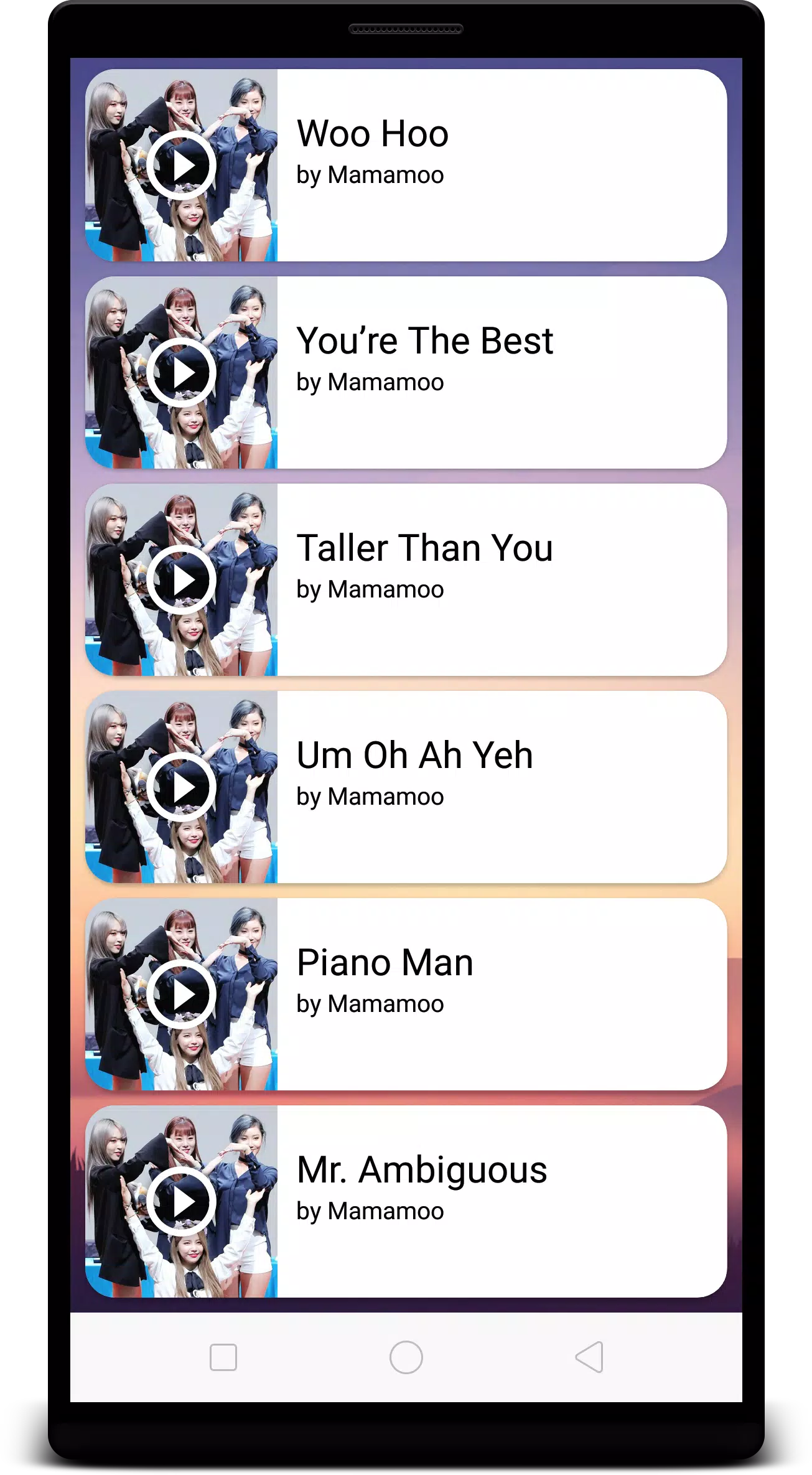 Descarga de APK de Mamamoo Music & Lyrics - KPopOffline para Android