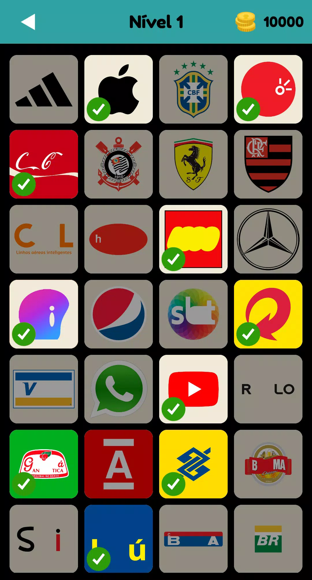 Logo Test: Brasil Quiz & Jogo, Adivinher a Marca Android App