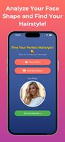 Face Shape Analysis -HairMatch الملصق