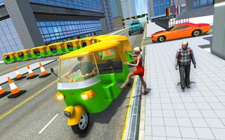 City Tuk Tuk Train Simulator скриншот 1