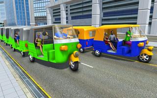 City Tuk Tuk Train Simulator скриншот 2