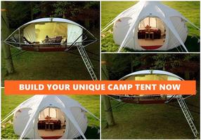 DIY Outdoor Camp Tent পোস্টার