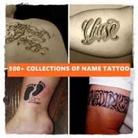 پوستر Name Tattoo Design Idea