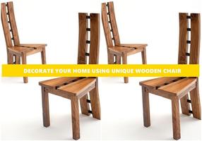 Unique Wooden Chair poster