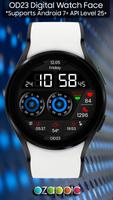 OD23 Digital Watch Face โปสเตอร์