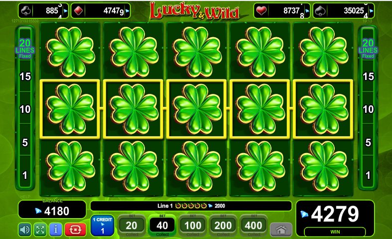 Lucky Wild 40 Lines Lucky Wild 40 Lines
