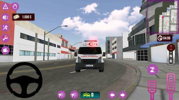 Ambulance 3D Driving Simulator capture d'écran 2