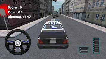 Gerçek 3D Polis Arabası Oyunu تصوير الشاشة 2