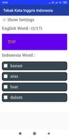 Tebak Kata Inggris Indonesia تصوير الشاشة 2