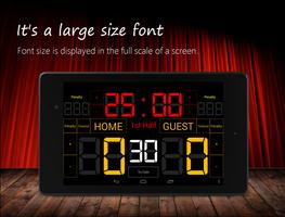 Scoreboard Lacrosse Affiche