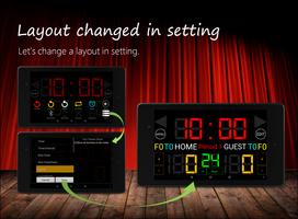 Scoreboard Basketball imagem de tela 1