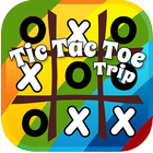 Tic Tac Toe Trip-Puzzle Game Zeichen