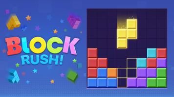 Block Rush - Puzzle Blocos Cartaz