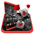 Monochrome Flower Theme-APK