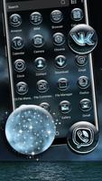 Ocean Moon Launcher Theme اسکرین شاٹ 1