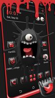 Black Monster Launcher Theme Affiche