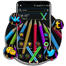 Colorful Pencil Theme Launcher APK