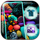 Colorful Stones Theme ikona