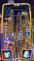 Dubai Night Theme Launcher poster