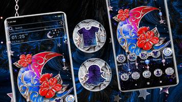 پوستر Flower Moon Theme