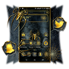 Golden Spider Theme Launcher ikon