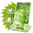 ”Green Floral Launcher Theme