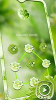 Green Floral Launcher Theme capture d'écran 3