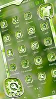 Green Floral Launcher Theme screenshot 1
