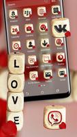 برنامه‌نما Love Dice Launcher Theme عکس از صفحه